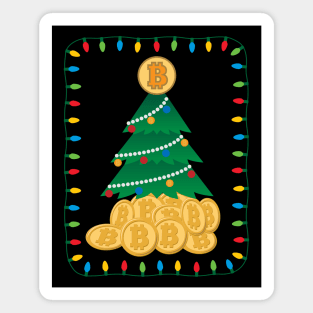 Bitcoin Christmas Magnet